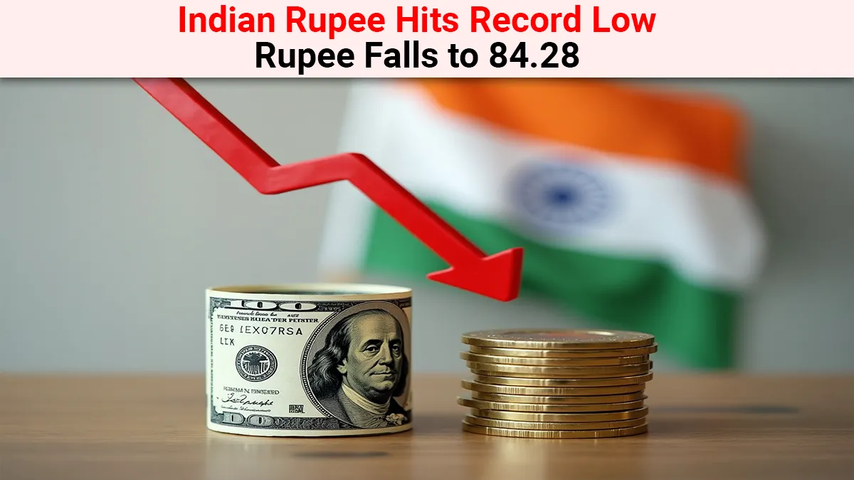 Indian Rupee Hits Record Low